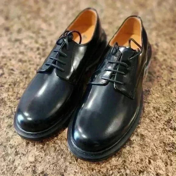 Jiniwu Vanguard Men's Black Leather Derby Shoes Size EU40 / US10 NWOB - Picture 3 of 9